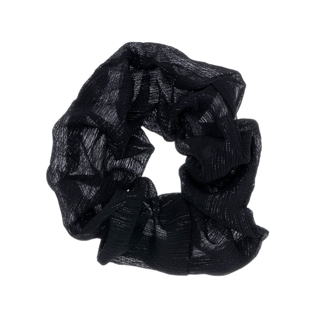 Yksivärinen kimaltava scrunchie hiusdonitsi ø 10cm