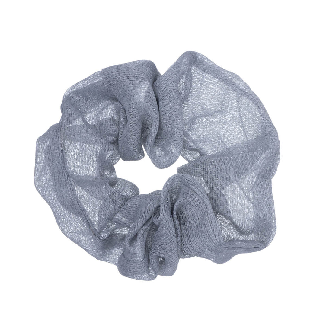 Yksivärinen kimaltava scrunchie hiusdonitsi ø 10cm