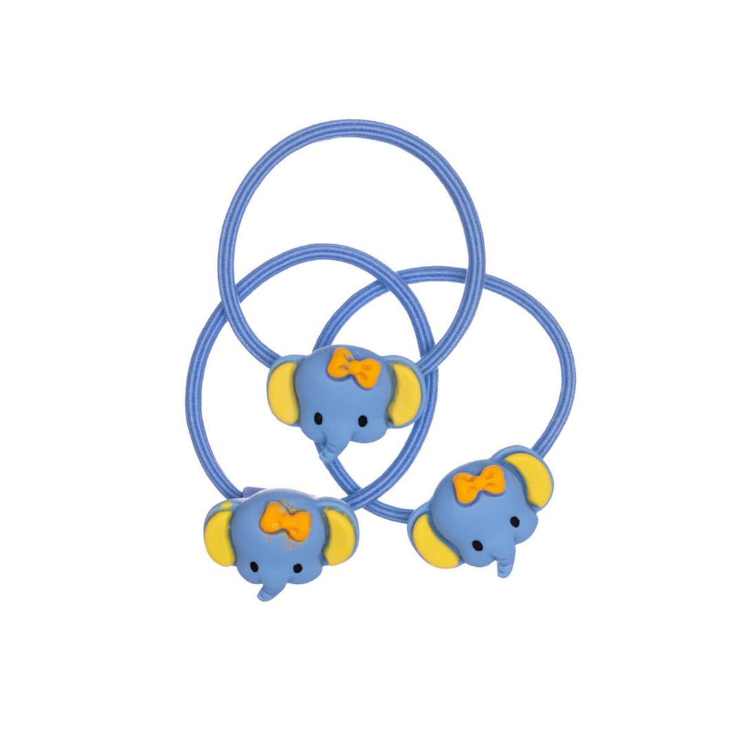 Children's hair clip animal figures ø2,7cm 3pcs