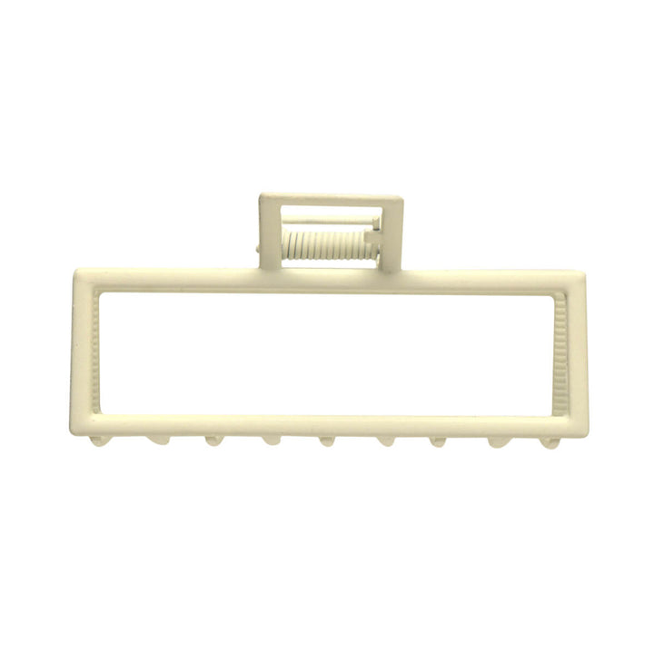 Rectangular metal shark tooth clip 9cm