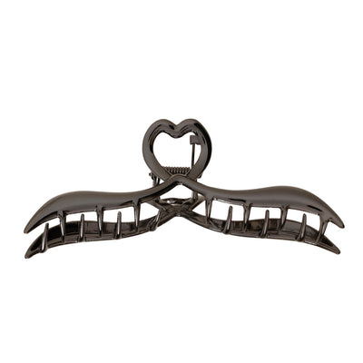 Heart metal shark tooth clip 11,5cm