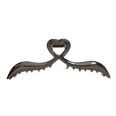 Heart metal shark tooth clip 11,5cm
