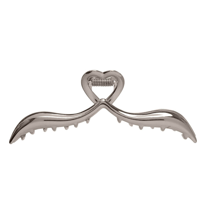 Herz metallisch hair claw Klammer 11,5cm