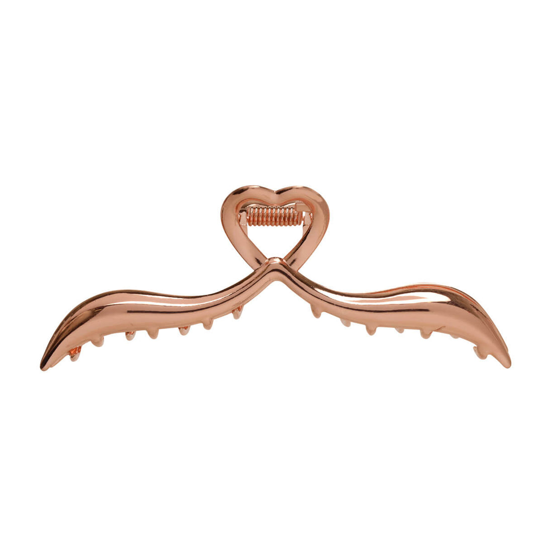 Heart metal shark tooth clip 11,5cm