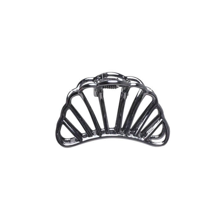 Kleine gebogene metallische hair claw Klammer 4,1cm