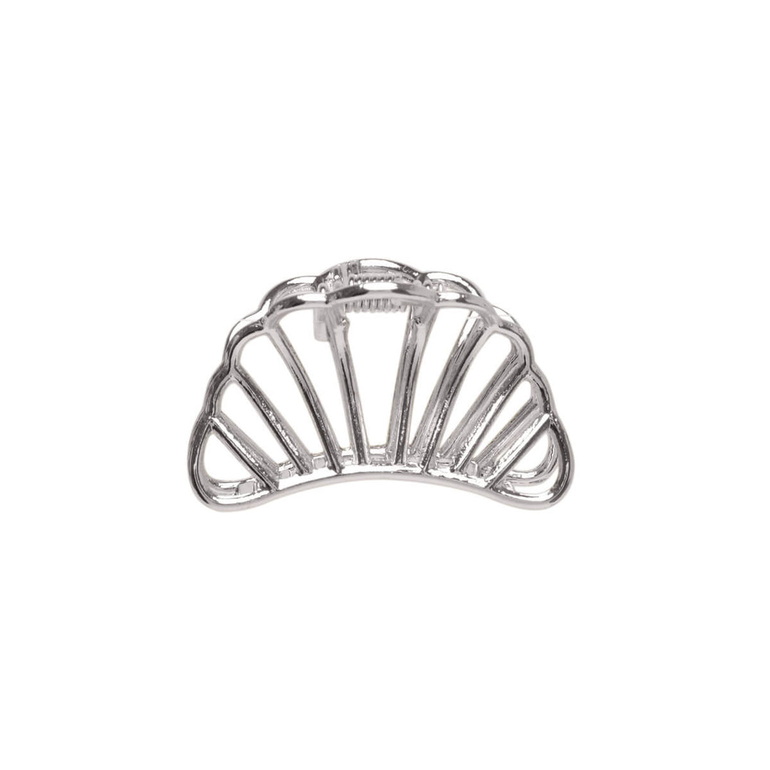 Kleine gebogene metallische hair claw Klammer 4,1cm