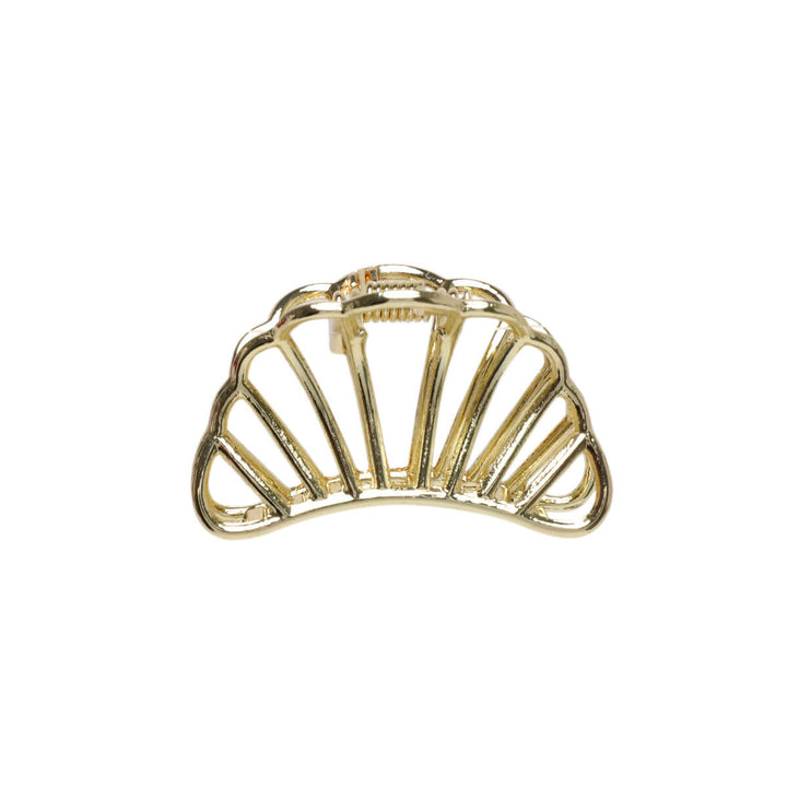 Kleine gebogene metallische hair claw Klammer 4,1cm