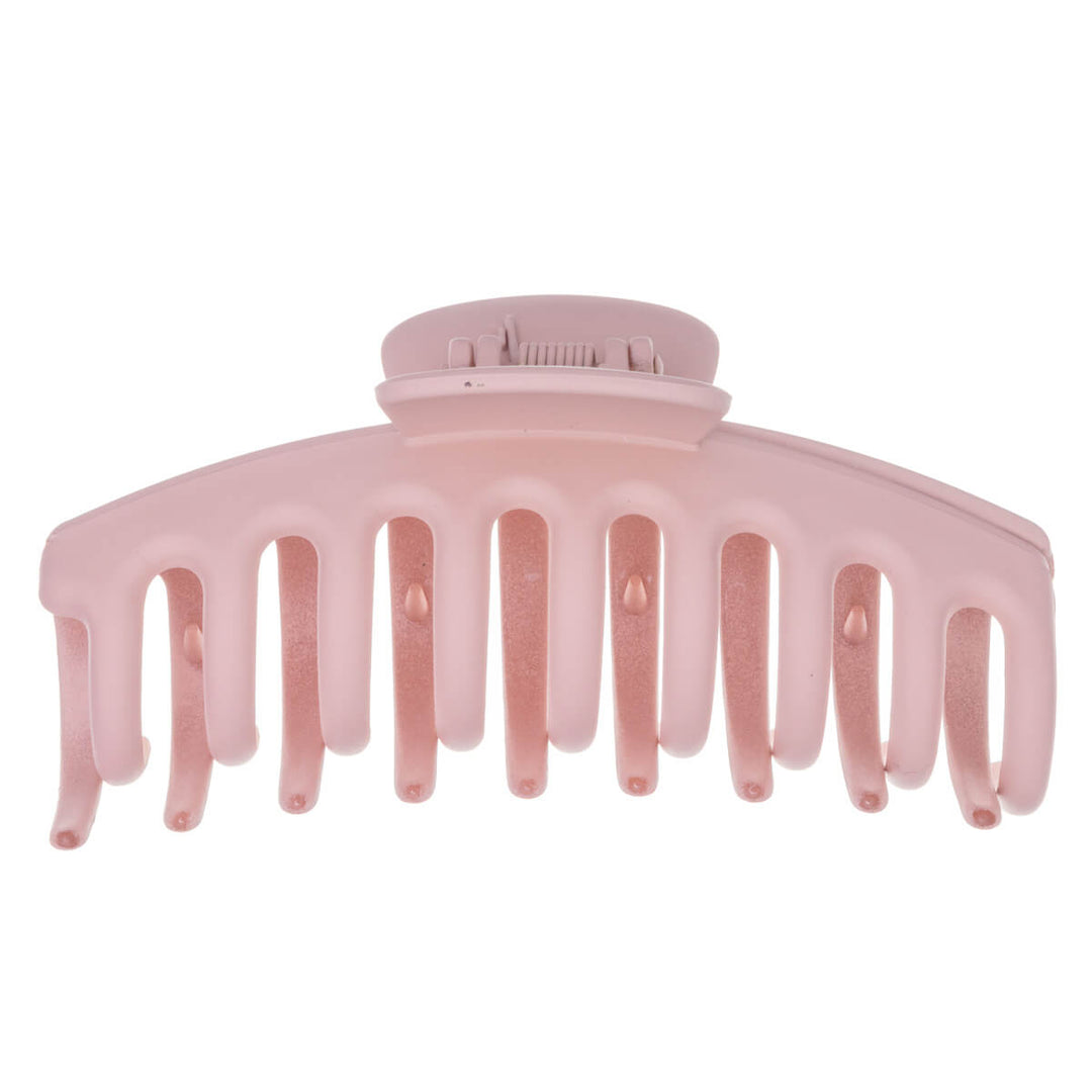 Gewölbte matte Oberfläche hair claw Kunststoff-Haarspange 11cm