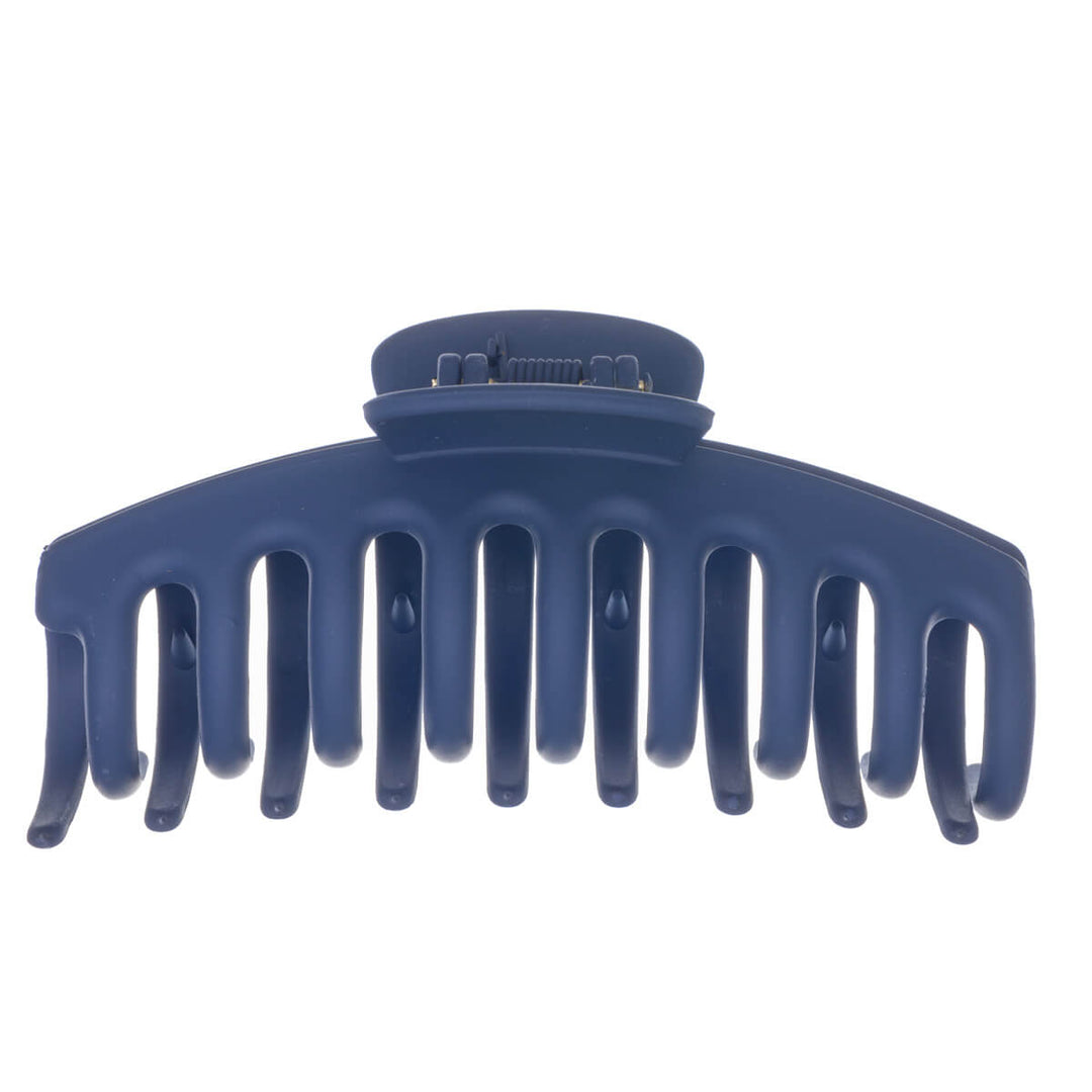 Gewölbte matte Oberfläche hair claw Kunststoff-Haarspange 11cm