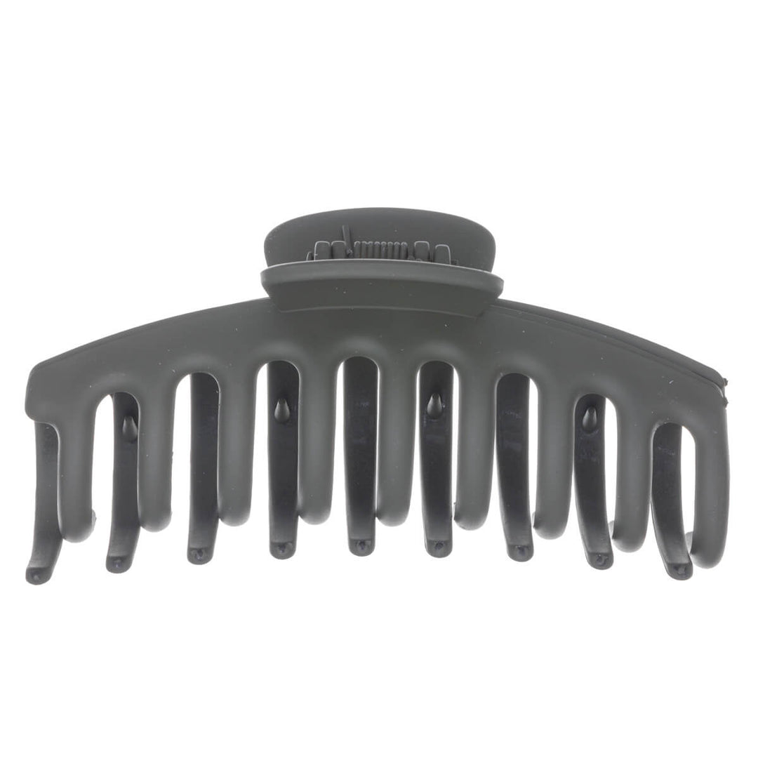 Gewölbte matte Oberfläche hair claw Kunststoff-Haarspange 11cm