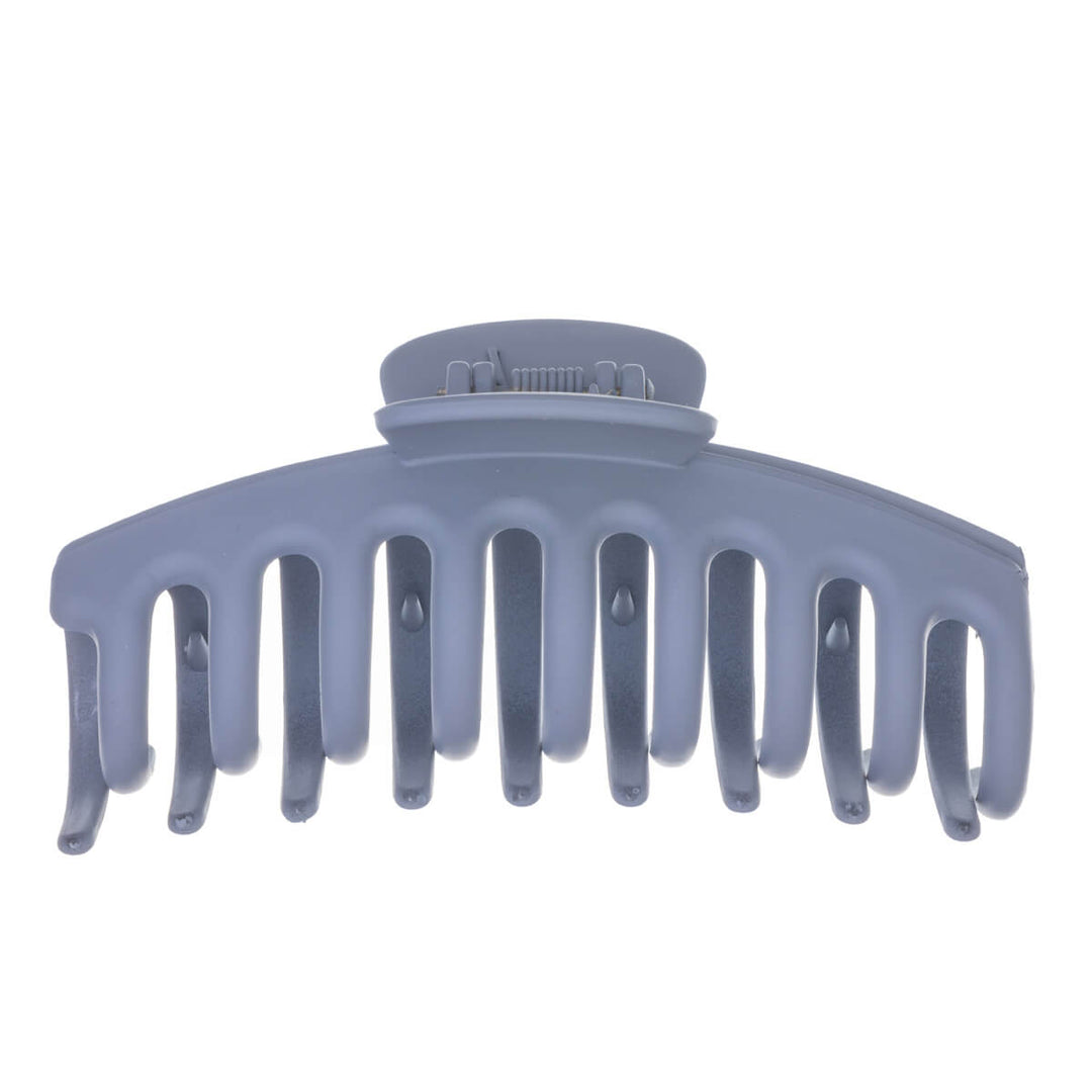 Gewölbte matte Oberfläche hair claw Kunststoff-Haarspange 11cm