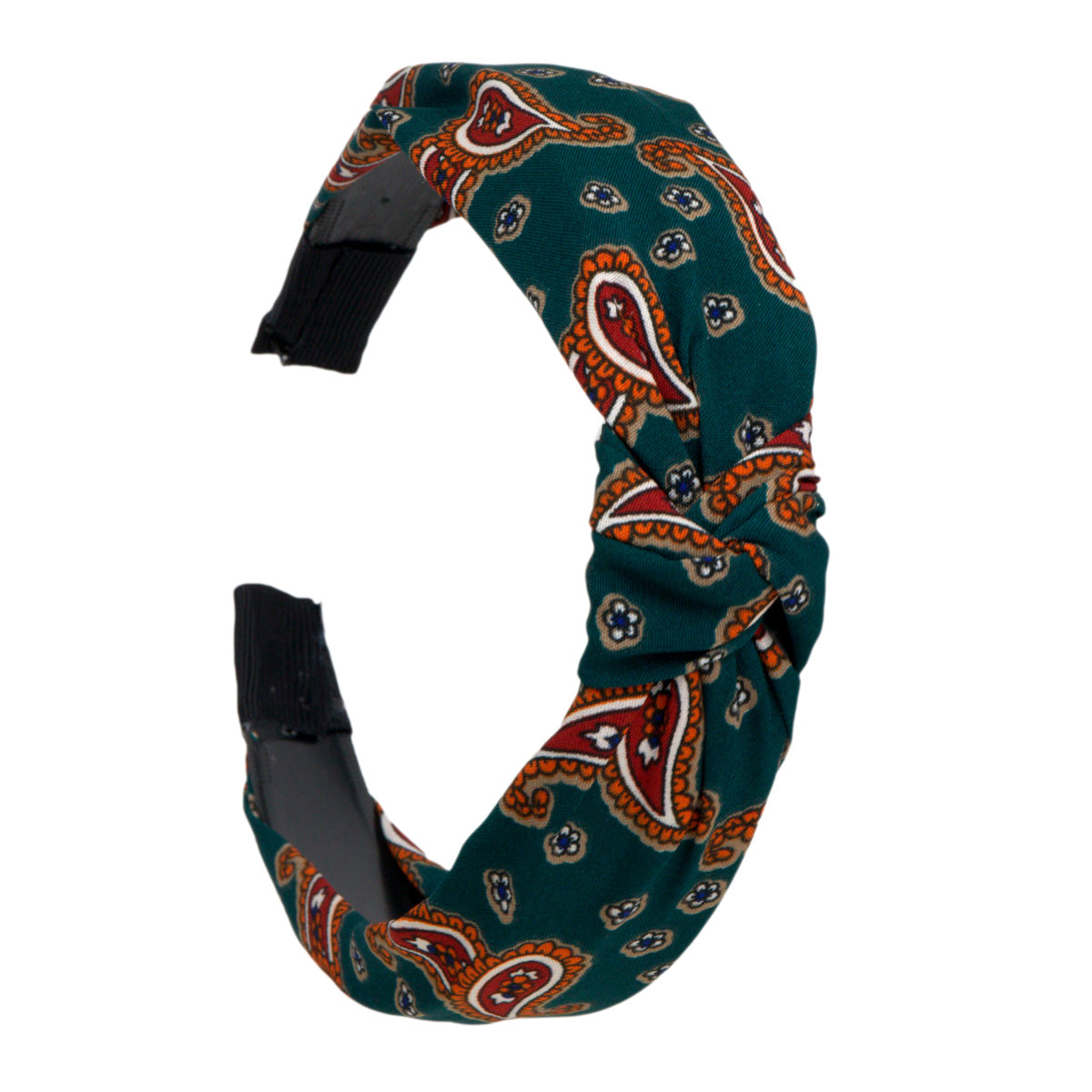 Paisley patterned knot collar