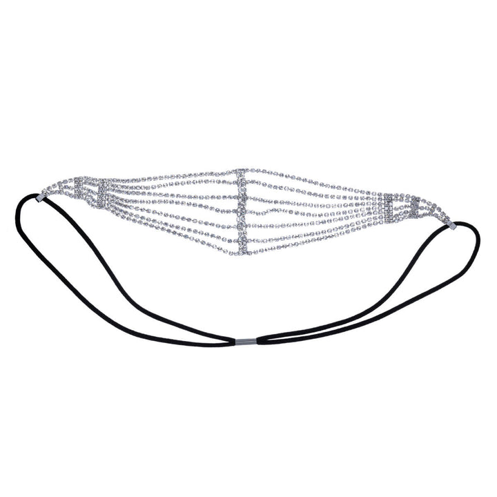 Strassfrisur mit elastischem Stirnband