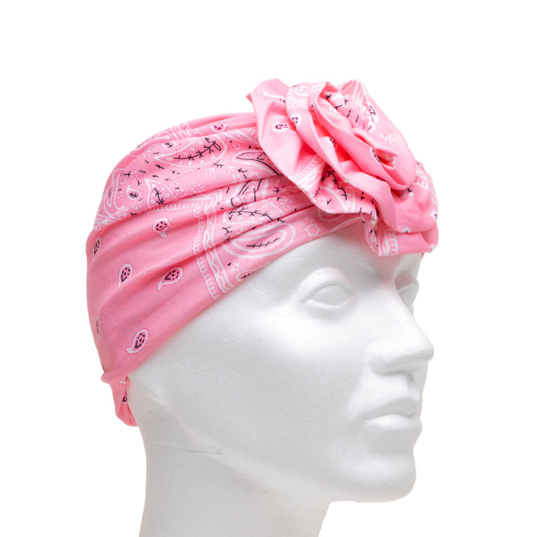 TURBANE ELASTIC HEALLINE PAIPLEY PRINT