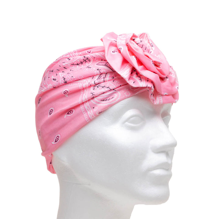 TURBANE ELASTIC HEALLINE PAIPLEY PRINT