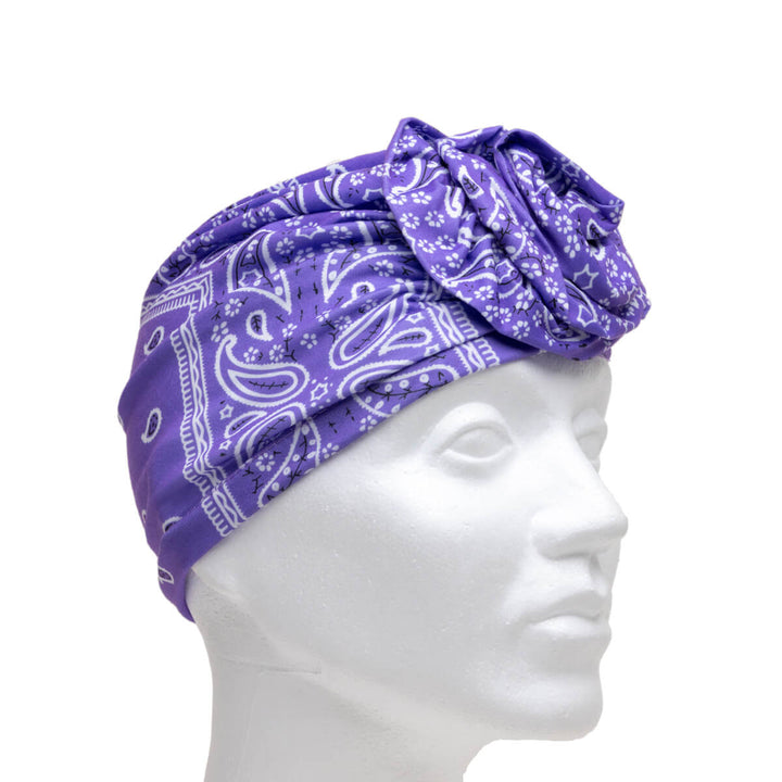 TURBANE ELASTIC HEALLINE PAIPLEY PRINT