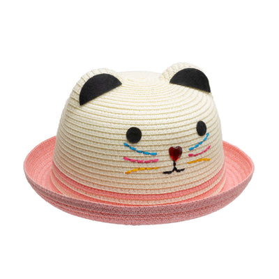 Lasten kesähattu kissa hattu (100% paperi)