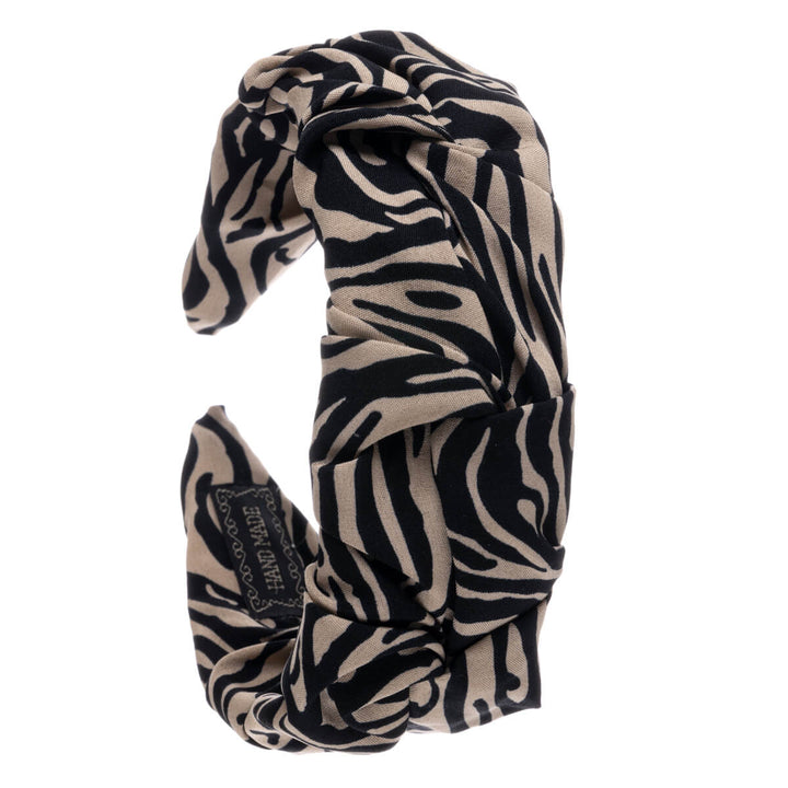 Zebra animal wide hairband 5,5cm