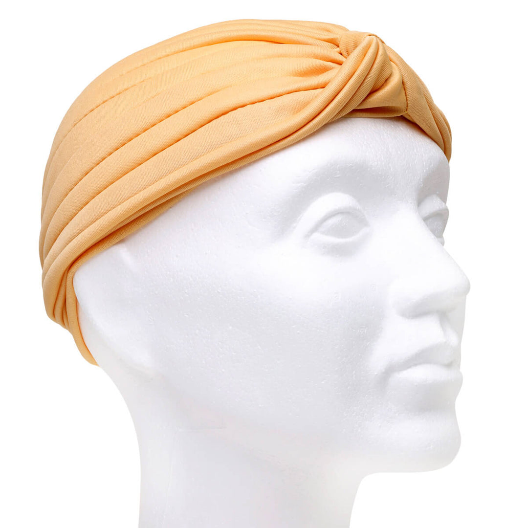 Turban elastic headgear