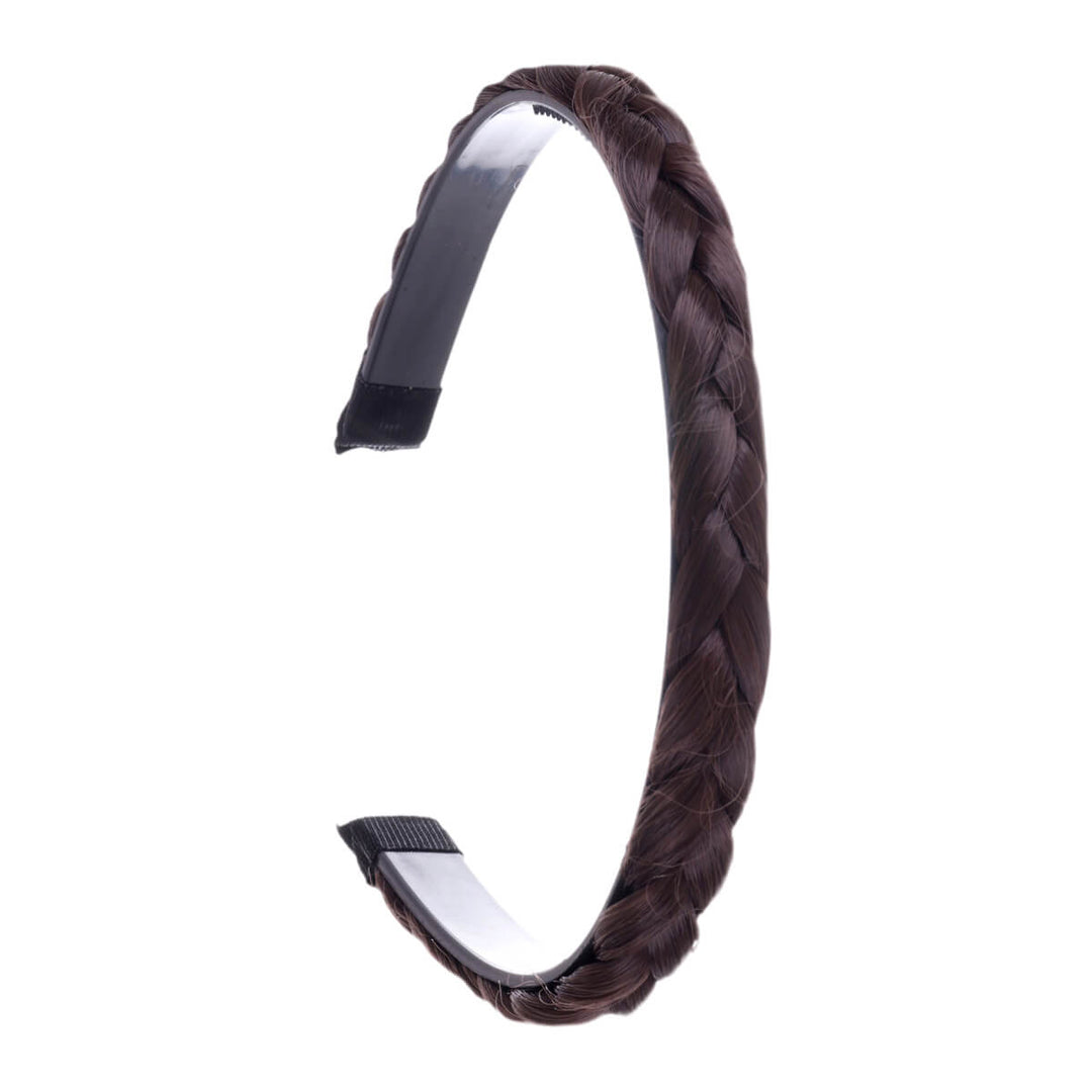 Braided hairband braided braid from hair 1,5cm