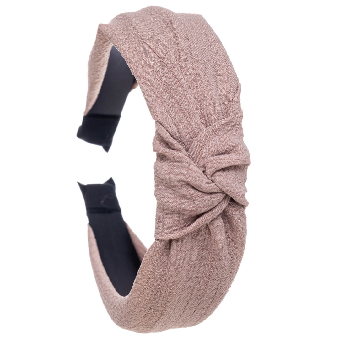 Monochromer Haarreif mit Knoten 3,1cm