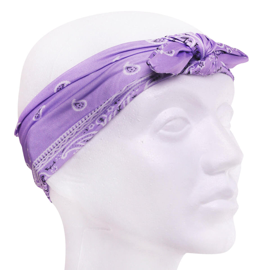 Children's elastic bandana headband