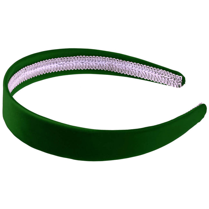 Colourful shiny satin hairband 2,5cm