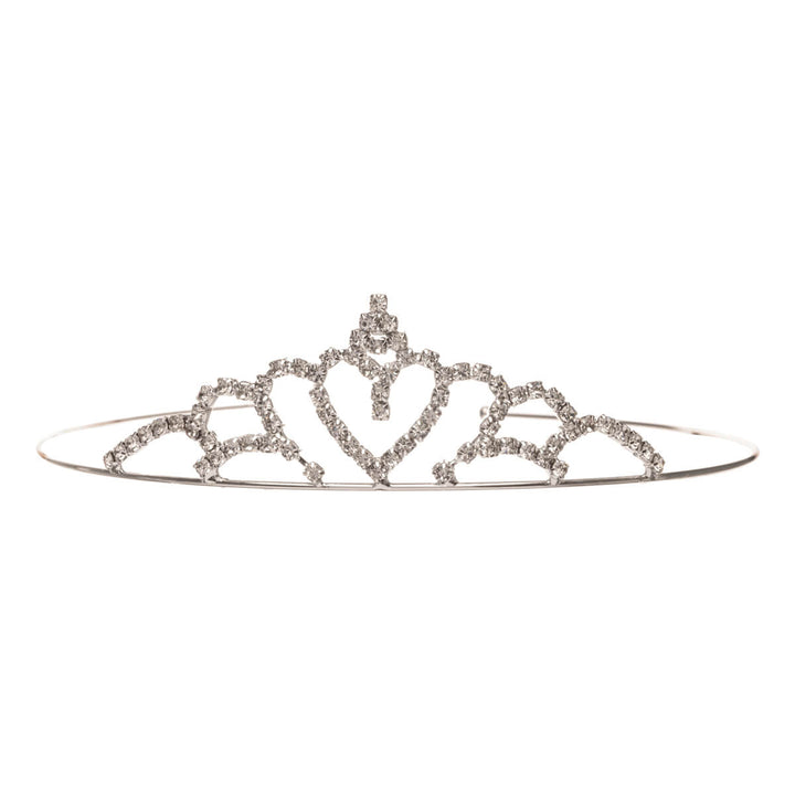 Glas-Stein-Tiara-Frisur-Haarspange