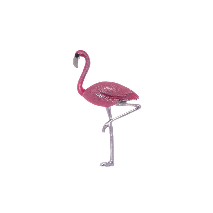 Flamingo-Brosche