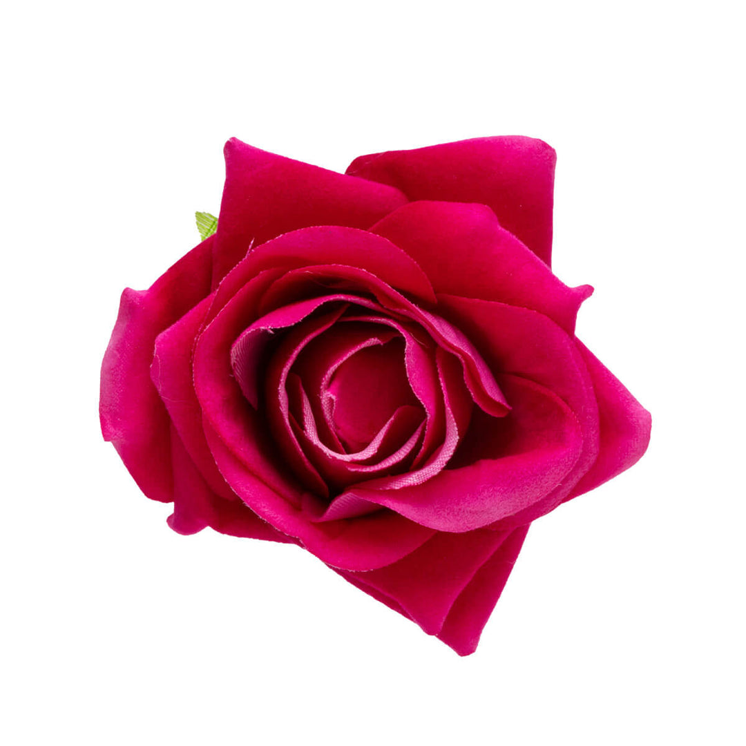 Anmutige Rose Haar Blume und Kostüm Blume 7,5cm