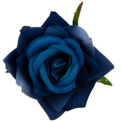 Sininen ruusu kukka kampaukseen 105020032517 | Ninja.fi
