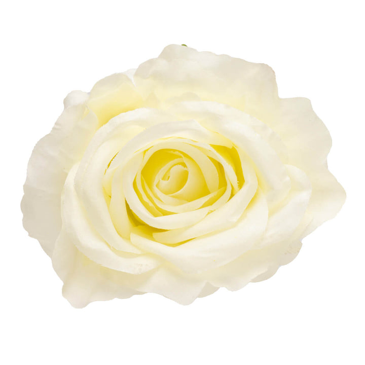 Monisävyinen ruusu hiuskukka ja pukukukka 9,5cm