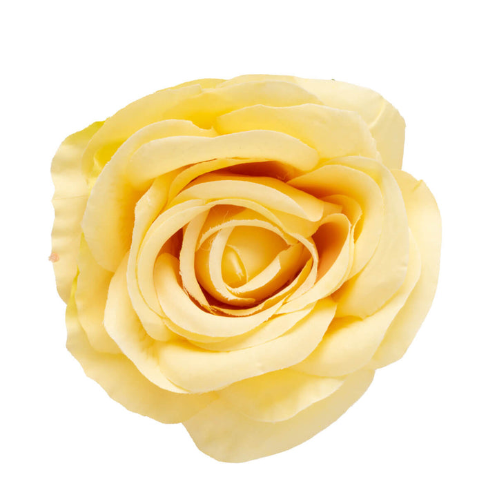 Monisävyinen ruusu hiuskukka ja pukukukka 9,5cm