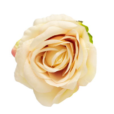 Monisävyinen ruusu hiuskukka ja pukukukka 9,5cm