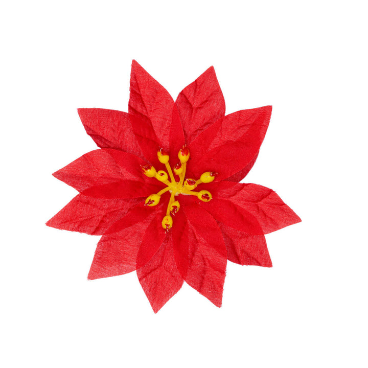 Weihnachtsblume Haar Blume und Kostüm Blume 9,5cm