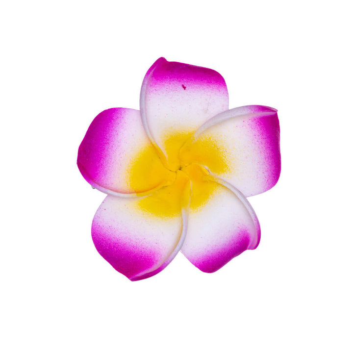 Plumeria hair flower hair clip 6cm