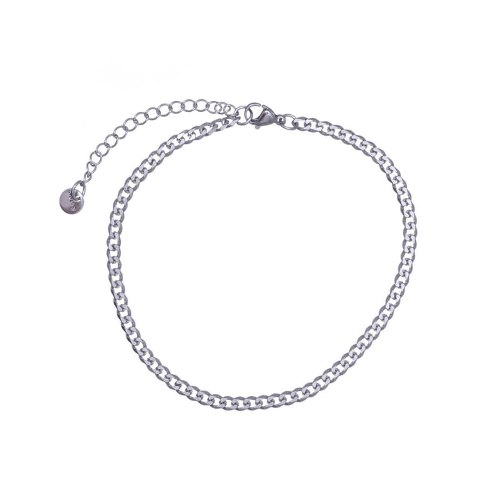 Teräksinen nilkkaketju panssariketju nilkkakoru (Teräs 316L)