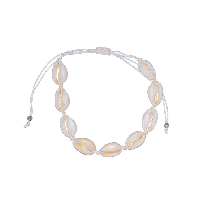 Seashell ankle bracelet