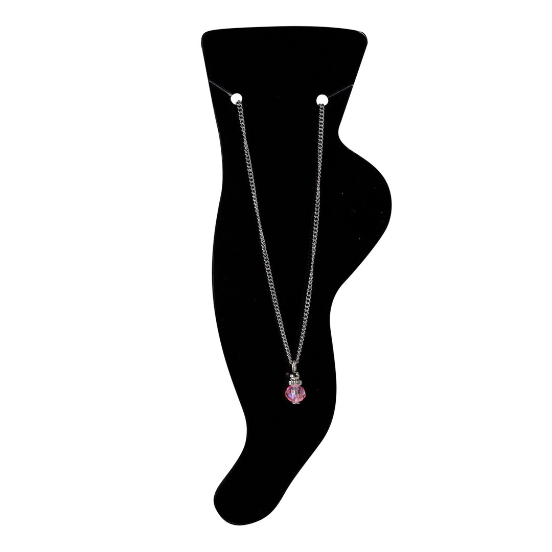 Nilkkaketju lasihelmellä (teräs 316L)