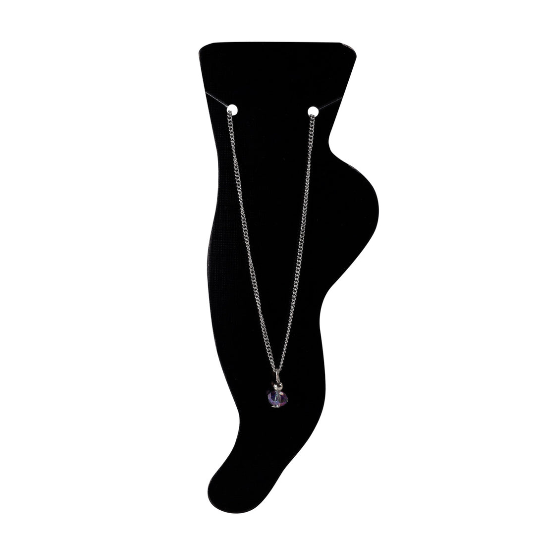 Nilkkaketju lasihelmellä (teräs 316L)