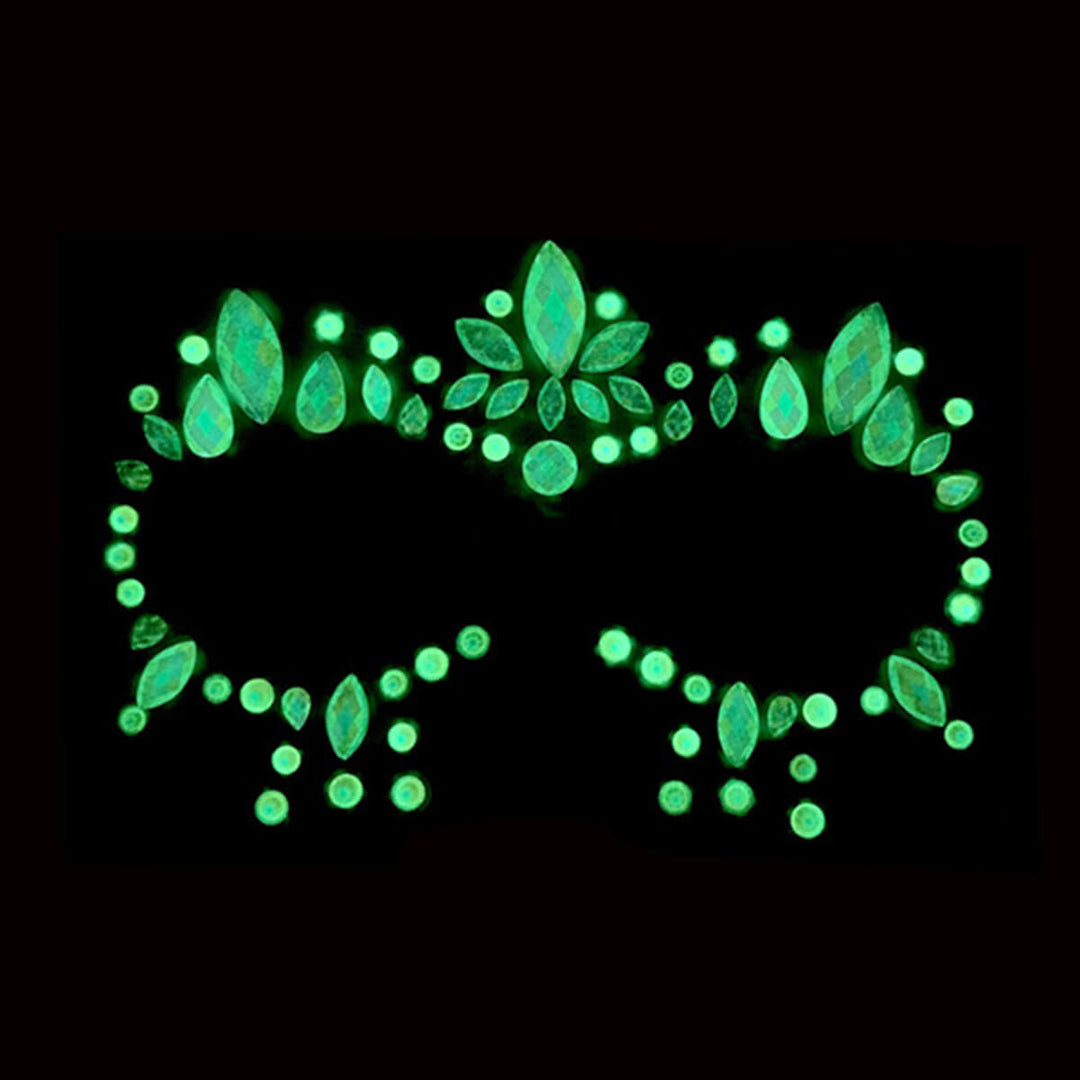 Im Dunkeln leuchtende Hautdiamanten