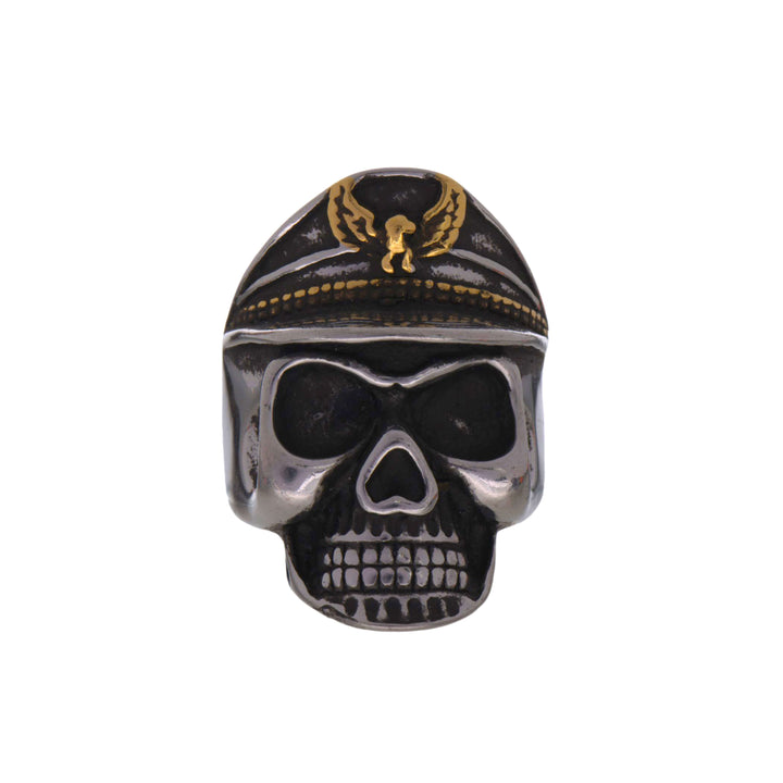 Totenkopf und Knochen (Stahl 316L)