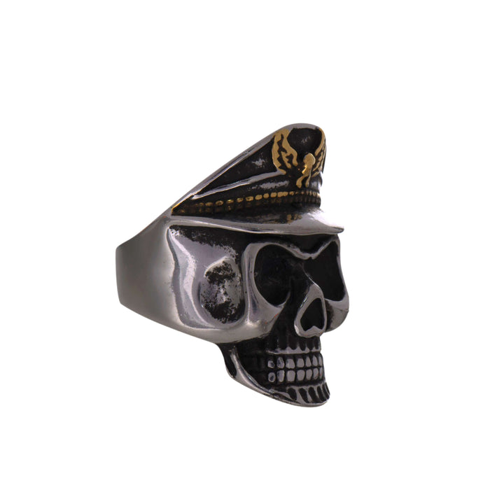 Totenkopf und Knochen (Stahl 316L)