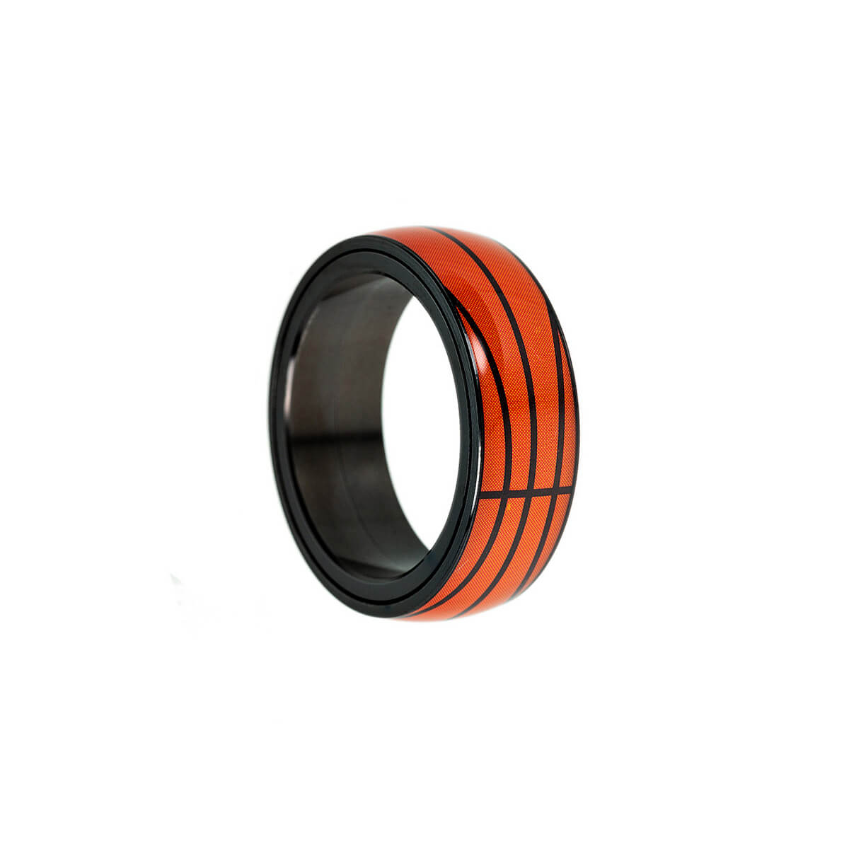 Basketball spinner ring anti-stress ring (steel 316L)