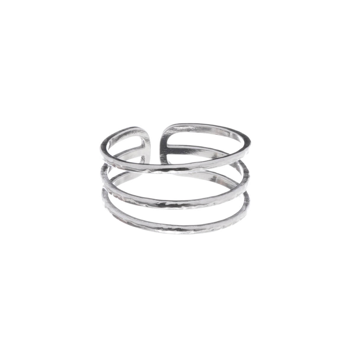 Three-row ring (steel 316L)