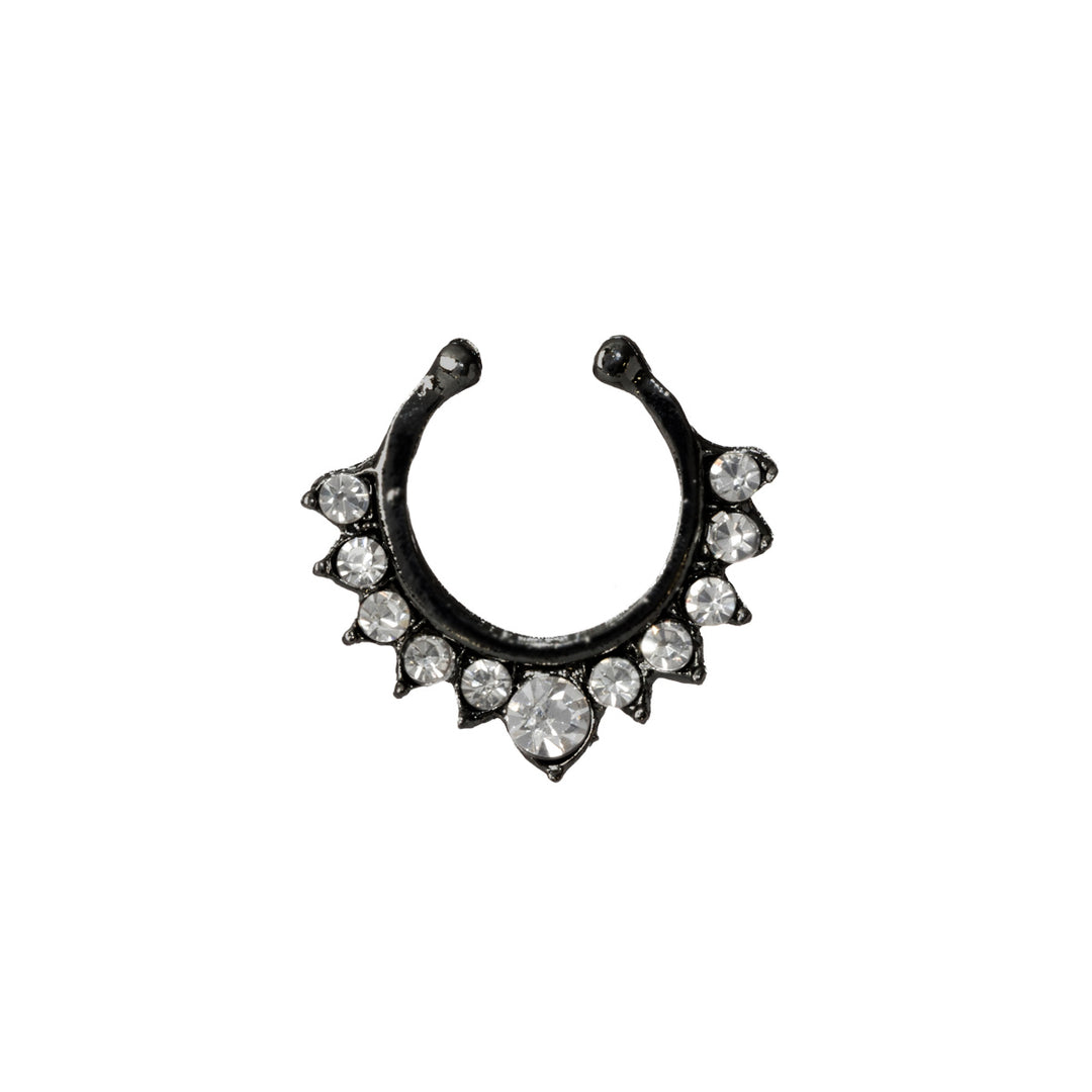 Koristeellinen feikki septum koru 10mm