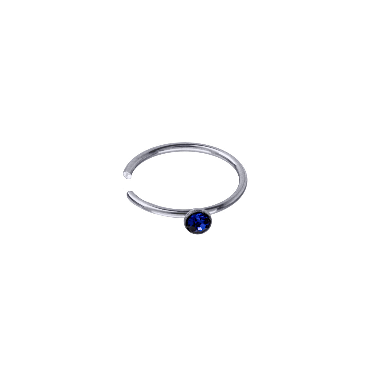 Sininen timantti nenärengas 107010004918 | Ninja.fi