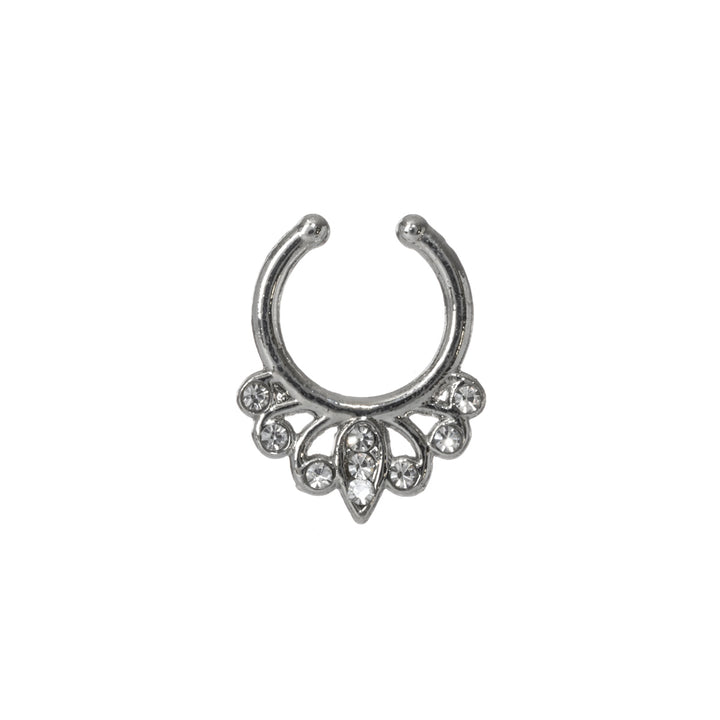 Koristeellinen feikki septum koru 10mm