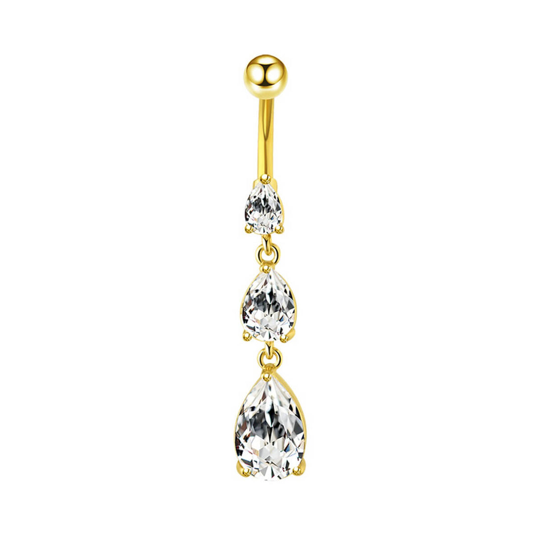 Hanging drops of zirconia on a bangle (steel 316L)