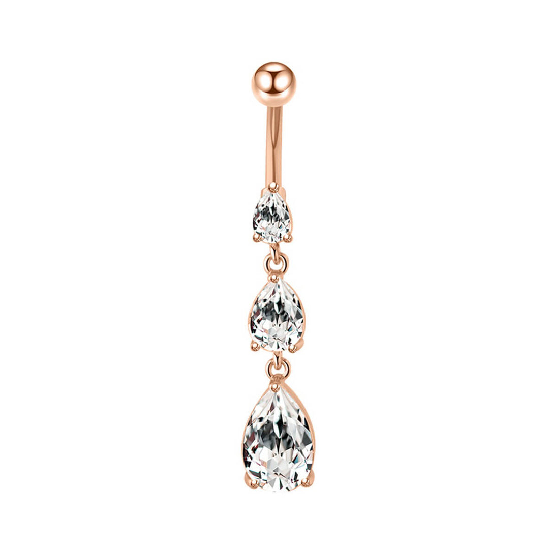 Hanging drops of zirconia on a bangle (steel 316L)